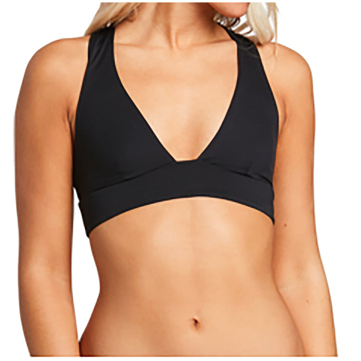 Volcom Simply Seamless Halter Bikini Top - Women's Black