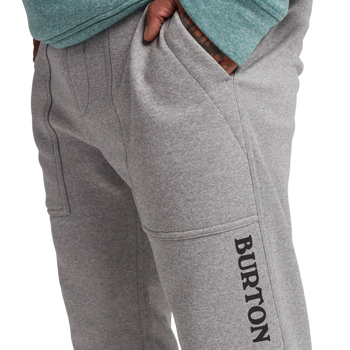 Burton Oak Fleece Pants - Men's Gray Heather