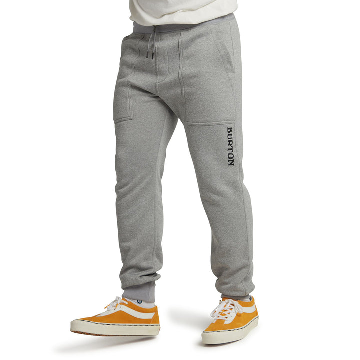 Burton Oak Fleece Pants - Men's Gray Heather