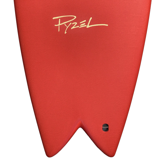 JJF by Pyzel AstroFish Surfboard Red