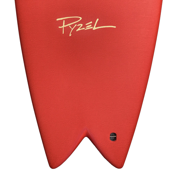 JJF by Pyzel AstroFish Surfboard Red