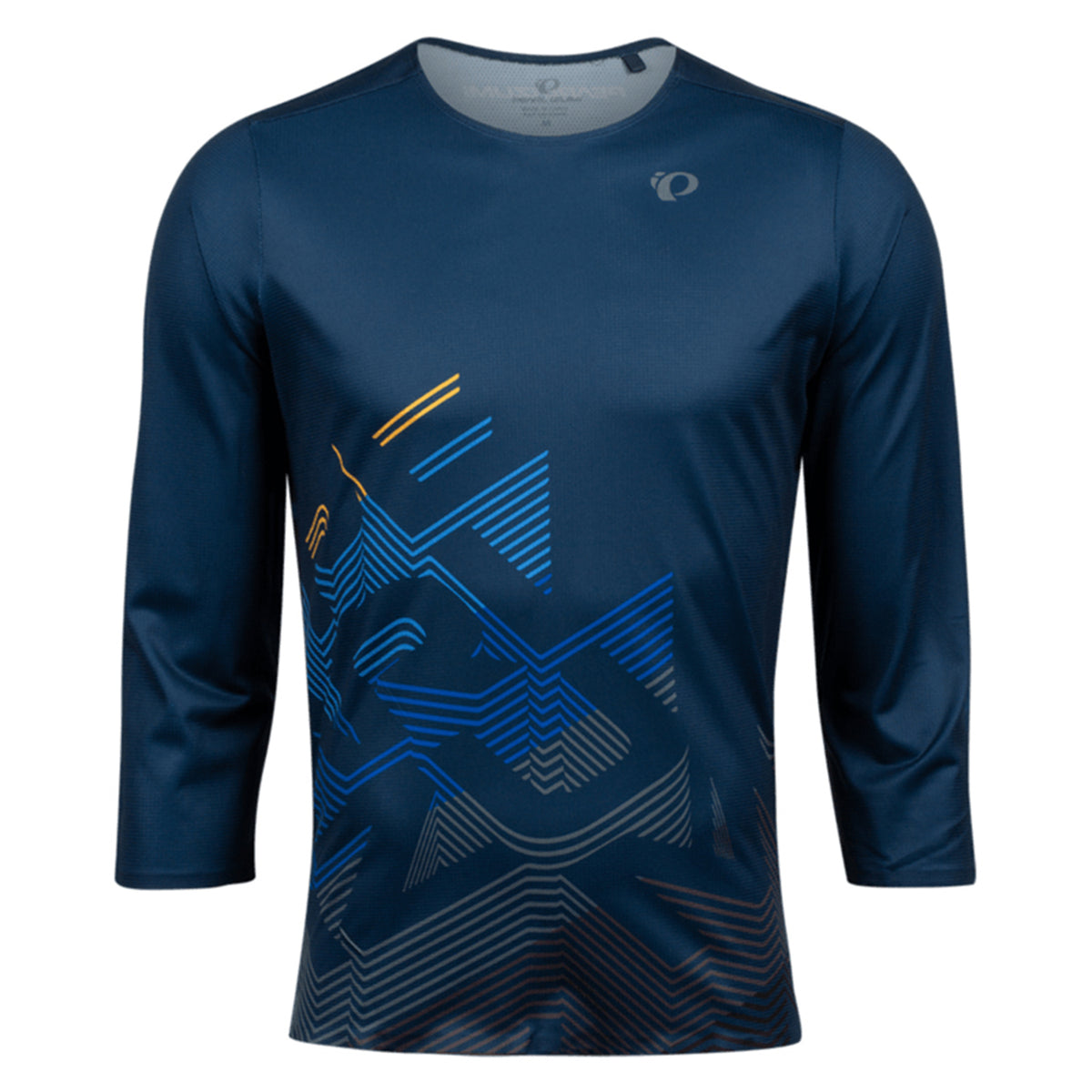 Pearl Izumi Launch 3/4 Sleeve Jersey Navy Echo