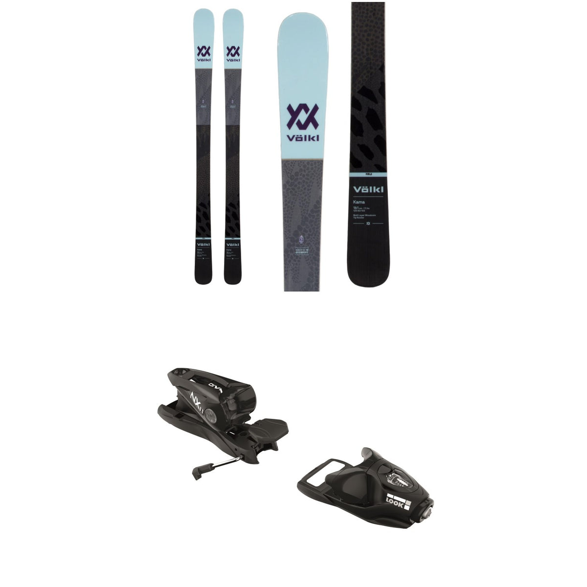 Volkl Kama Skis - Women's + Look NX 11 Ski Bindings 2020