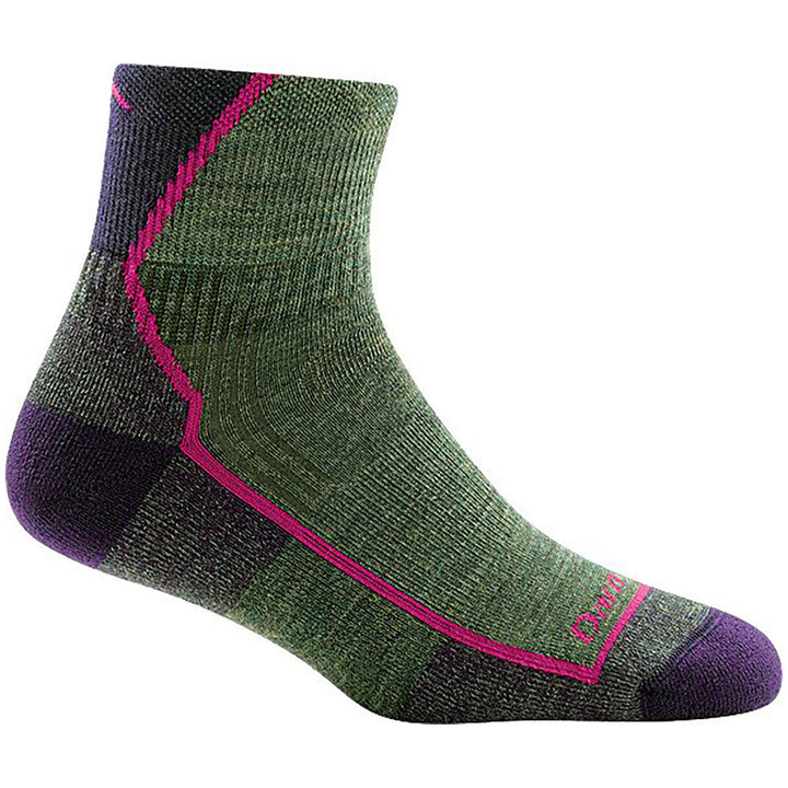 Darn Tough Hiker 1/4 Midweight Cushion Socks - Women's Moss Heather