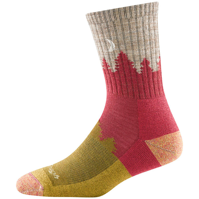 Darn Tough Treeline Micro Crew Midweight Cushion Socks - Women's Cranberry