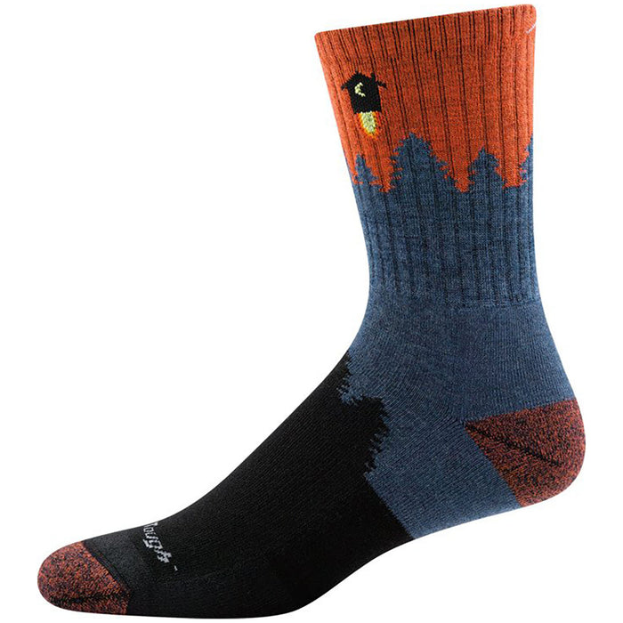 Darn Tough Number 2 Micro Crew Midweight Cushion Socks - Men's Lava