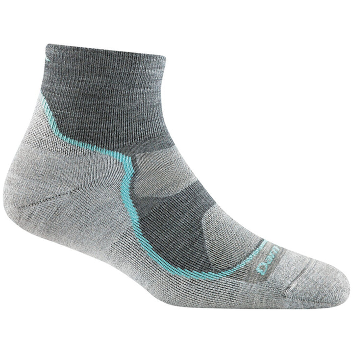 Darn Tough Hiker 1/4 Lightweight Cushion Socks - Women's Slate