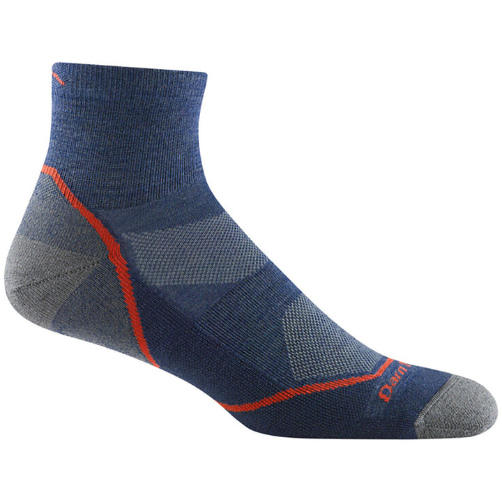 Darn Tough Hiker 1/4 Lightweight Cushion Socks - Men's Denim