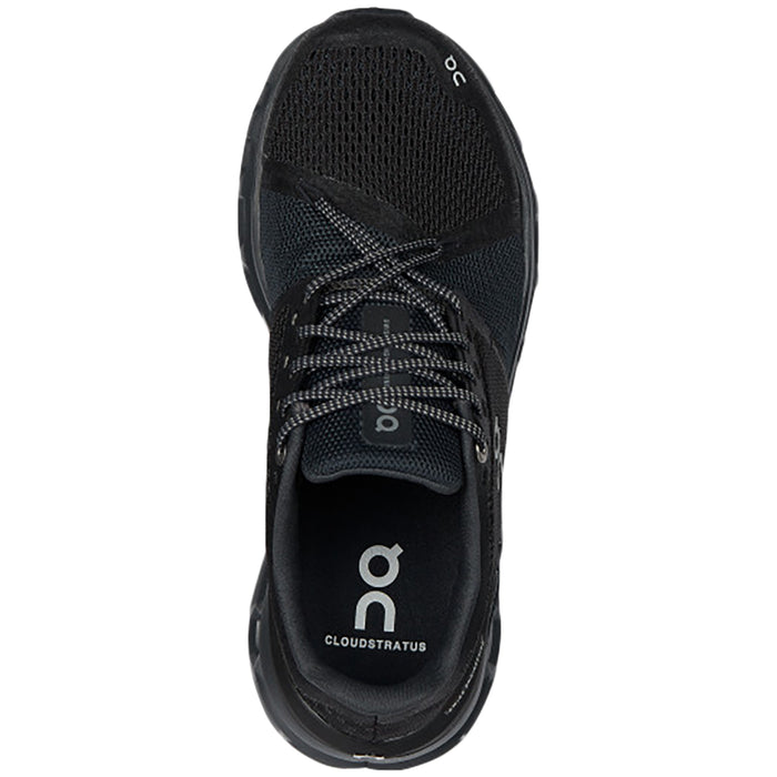 On Cloudstratus Shoes - Women's Black/Shadow