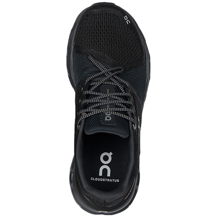 On Cloudstratus Shoes - Women's Black/Shadow