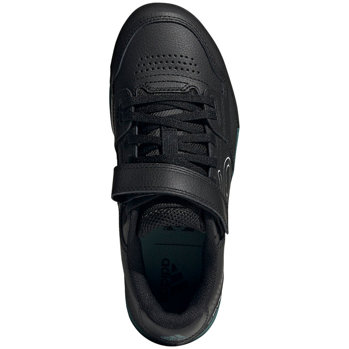 Five Ten Hellcat Shoes - Women's Core Black/Crystal White/Hazy Emerald