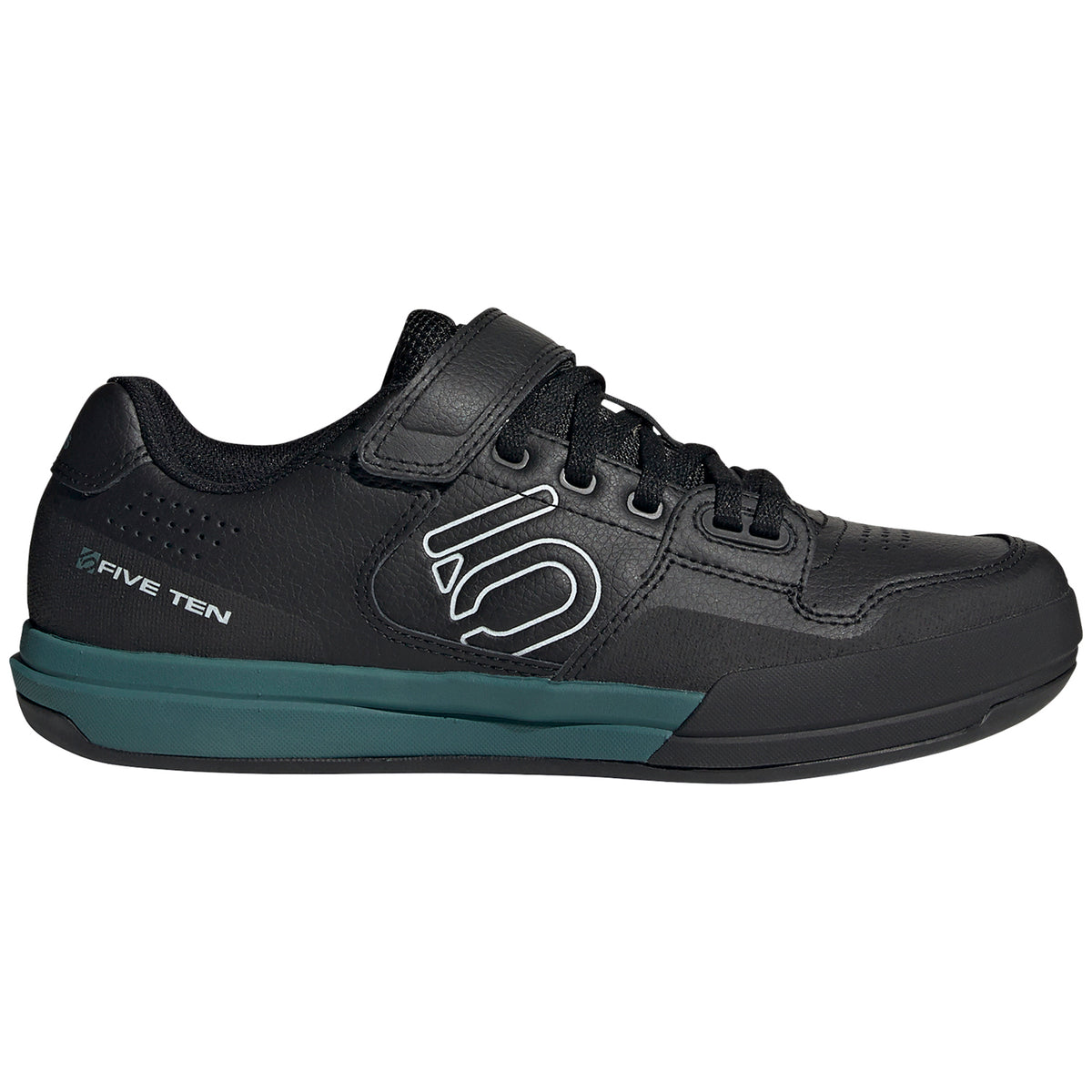 Five Ten Hellcat Shoes - Women's Core Black/Crystal White/Hazy Emerald