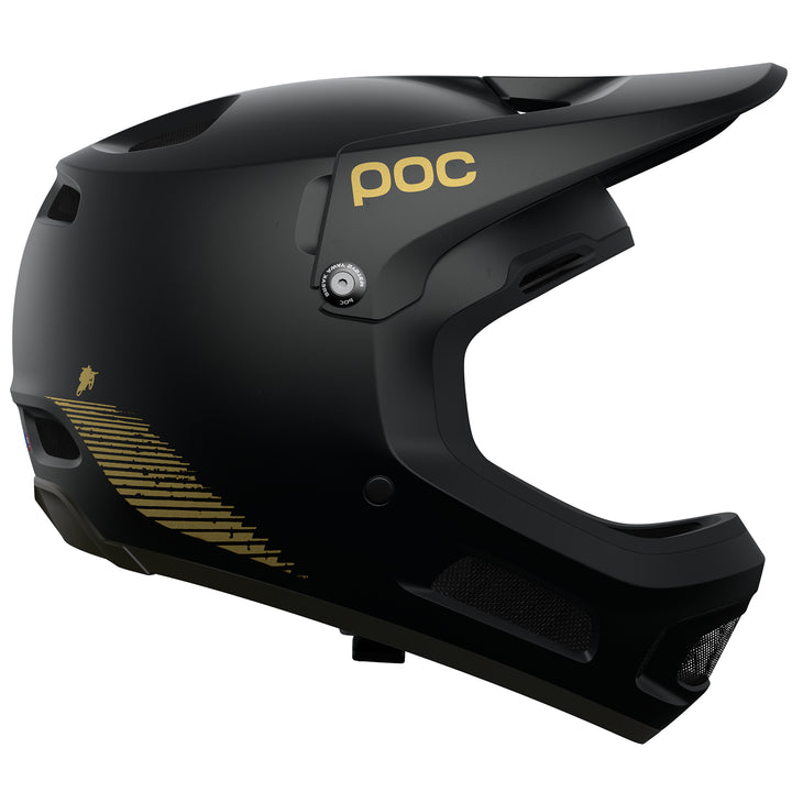 POC Coron Air Spin Fabio Edition Bike Helmet Uranium Black Matte/Gold
