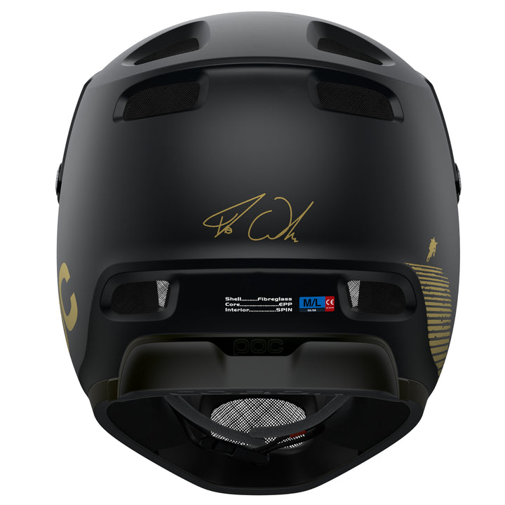 POC Coron Air Spin Fabio Edition Bike Helmet Uranium Black Matte/Gold