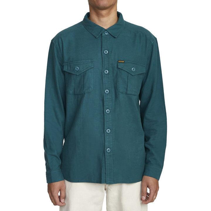 RVCA x Baker Long-Sleeve Flannel - Men's Alpine
