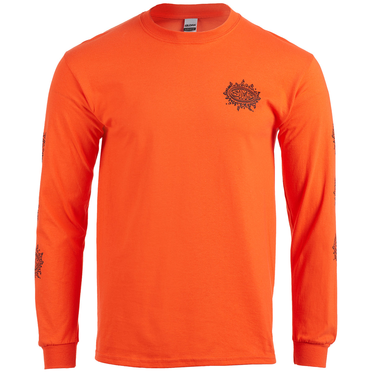 Sims Splatter Long-Sleeve T-Shirt - Men's Orange