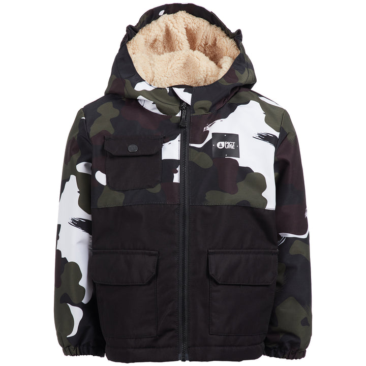 Picture Organic Snowy Jacket - Little Kids' Black Painter