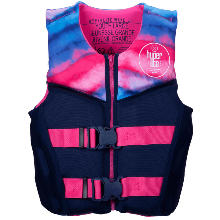 Hyperlite Youth Indy HRM Neo Wake Vest - Girls' 2021