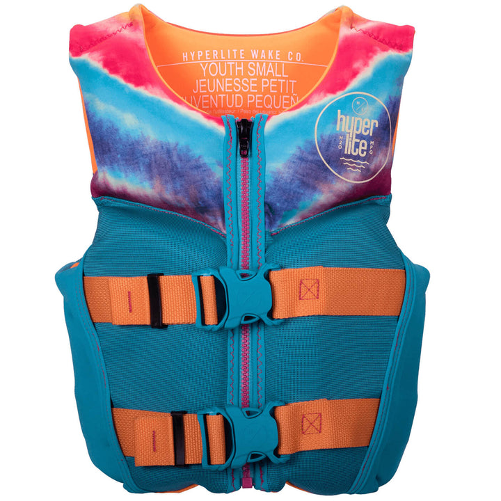 Hyperlite Youth Indy HRM Neo Wake Vest - Girls' 2021