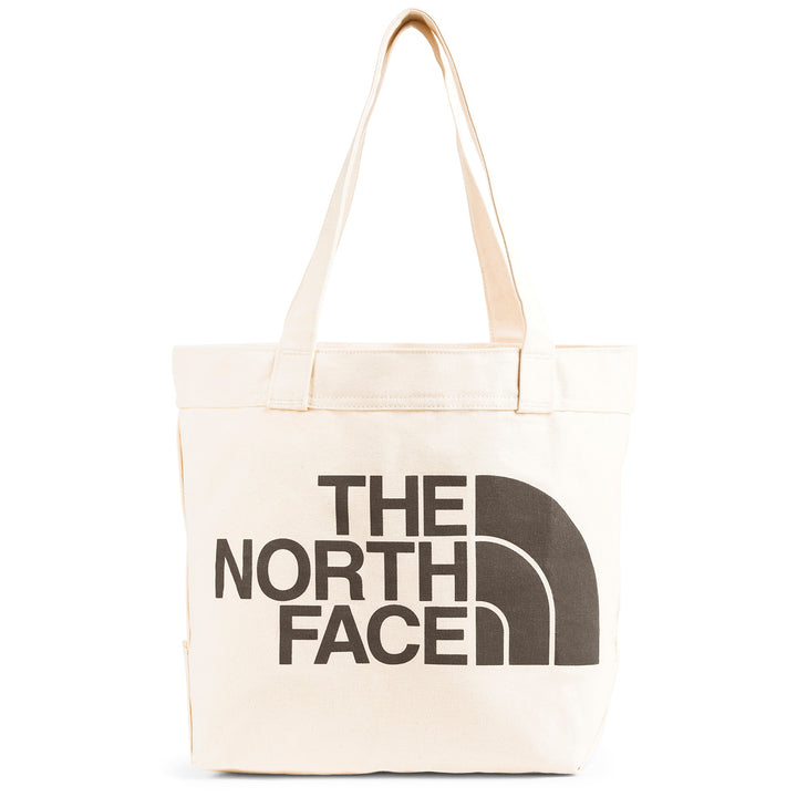 The North Face Cotton Tote Weimaraner Brown Large Logo Print