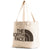 The North Face Cotton Tote Weimaraner Brown Large Logo Print