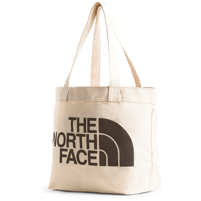 The North Face Cotton Tote Weimaraner Brown Large Logo Print