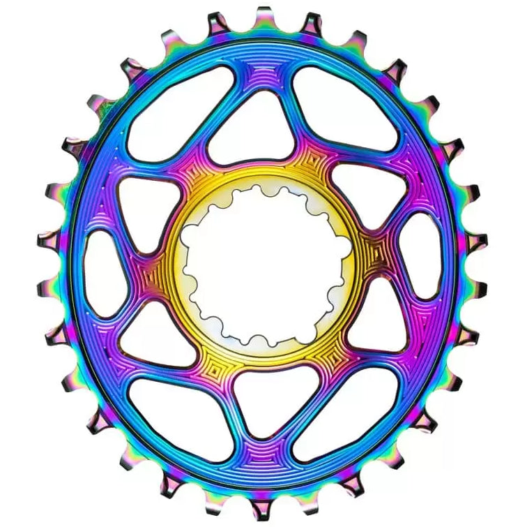 absoluteBLACK SRAM Direct Mount Boost Oval Chainring PVD Rainbow