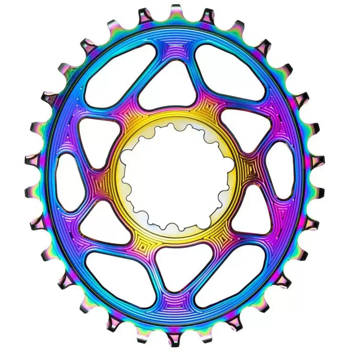absoluteBLACK SRAM Direct Mount Boost Oval Chainring PVD Rainbow
