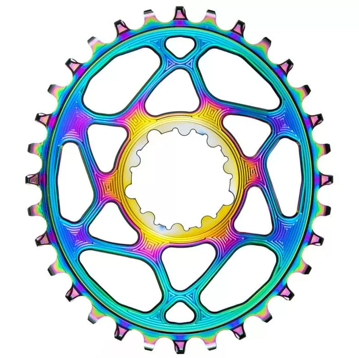 absoluteBLACK SRAM Direct Mount Boost Oval Chainring PVD Rainbow