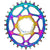 absoluteBLACK SRAM Direct Mount Boost Oval Chainring PVD Rainbow
