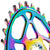 absoluteBLACK SRAM Direct Mount Boost Oval Chainring PVD Rainbow