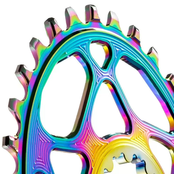 absoluteBLACK SRAM Direct Mount Boost Oval Chainring PVD Rainbow