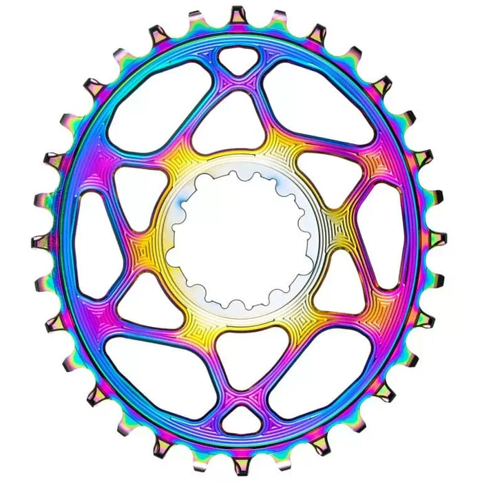 absoluteBLACK SRAM Direct Mount Boost Oval Chainring PVD Rainbow