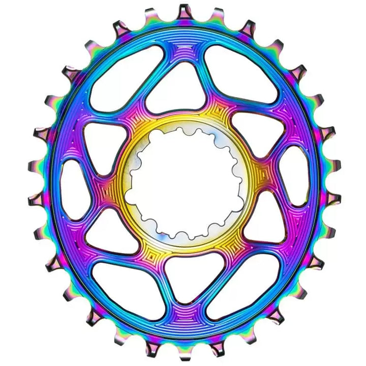 absoluteBLACK SRAM Direct Mount Boost Oval Chainring PVD Rainbow