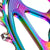 absoluteBLACK SRAM Direct Mount Boost Oval Chainring PVD Rainbow