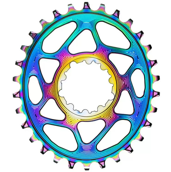 absoluteBLACK SRAM Direct Mount Boost Oval Chainring PVD Rainbow