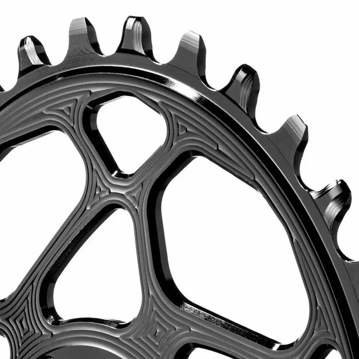 absoluteBLACK Race Face Direct Mount Boost Oval Chainring for Shimano HG+ 12 spd Black