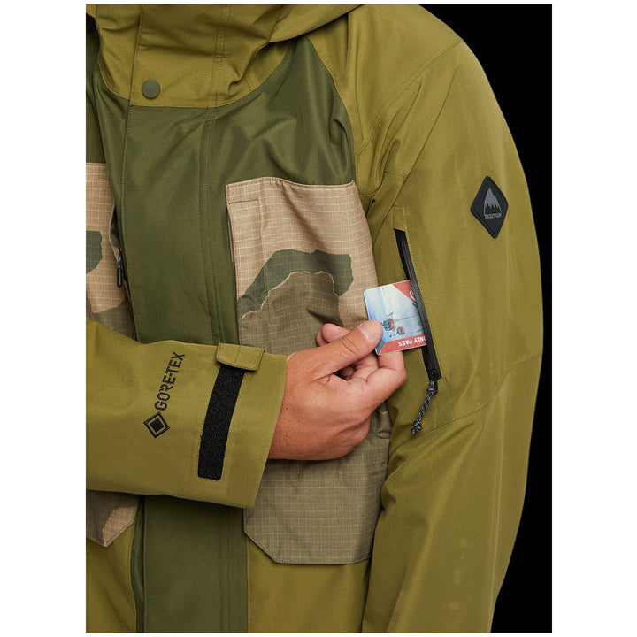 Burton GORE-TEX Vagabond Jacket Martini Olive/Keef/Barren Camo
