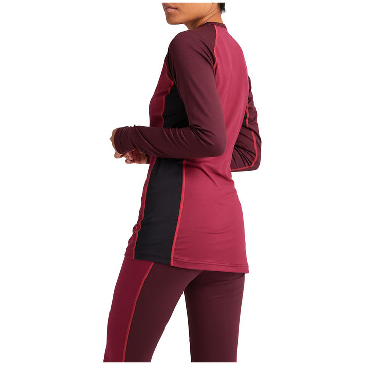Burton Midweight X Base Layer Crew - Women's Port Royal/Spiced Plum