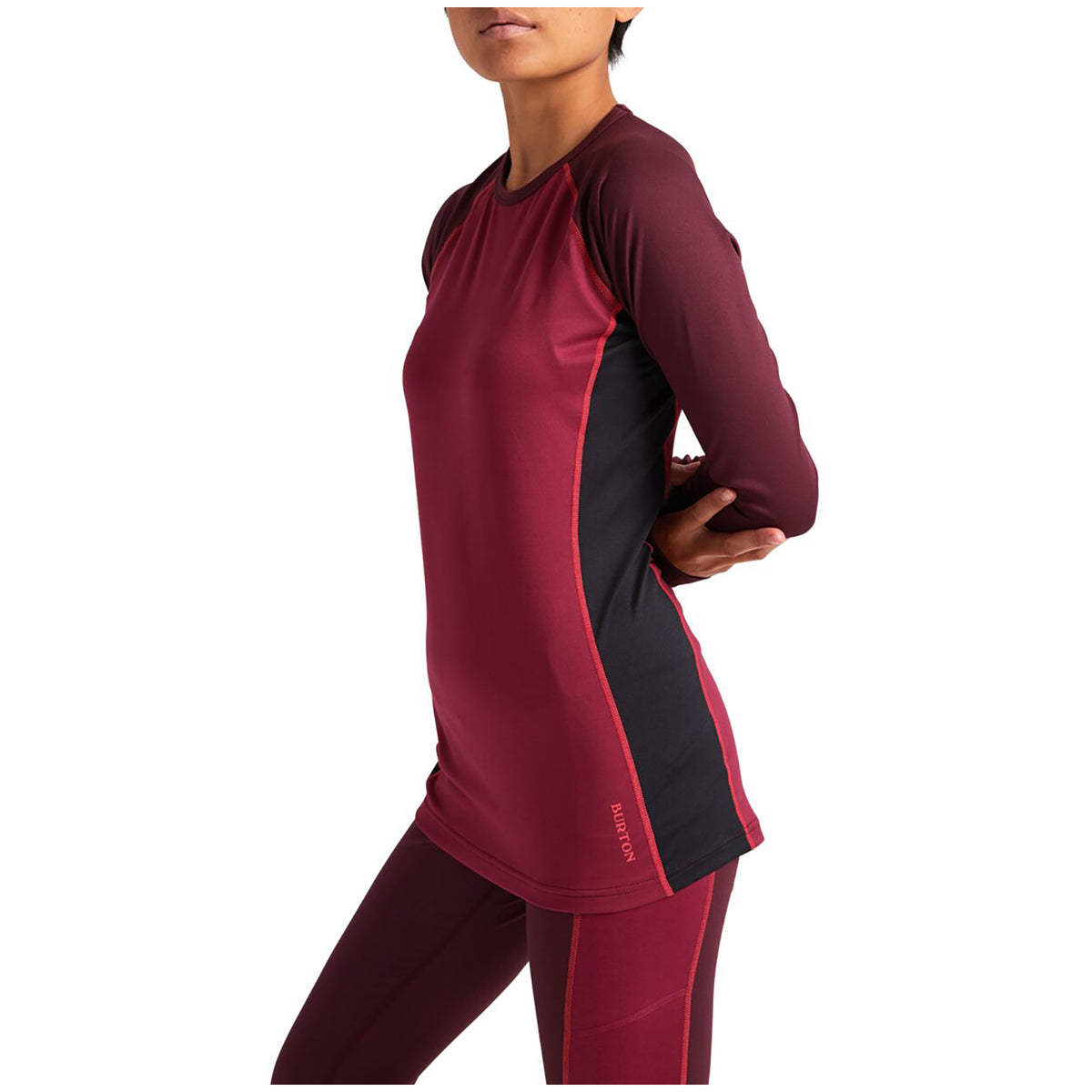 Burton Midweight X Base Layer Crew - Women's Port Royal/Spiced Plum
