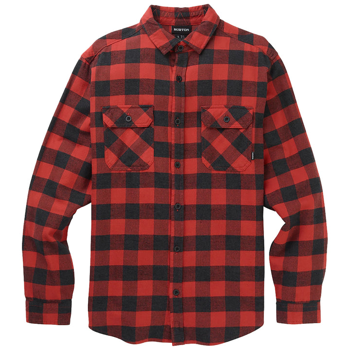 Burton Brighton Long-Sleeve Flannel - Men's Tandori Heather Buffalo