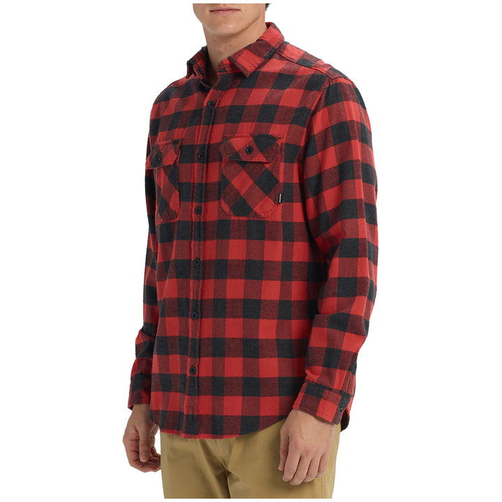 Burton Brighton Long-Sleeve Flannel - Men's Tandori Heather Buffalo