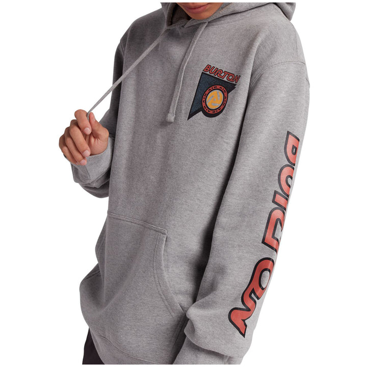 Burton Sequoia Pullover Hoodie - Men's Gray Heather