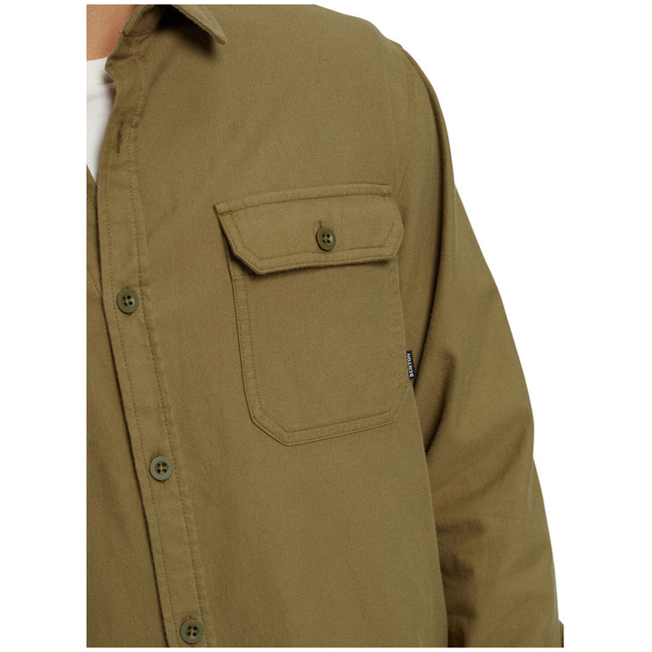 Burton Brighton Premium Long-Sleeve Flannel - Men's Martini Olive