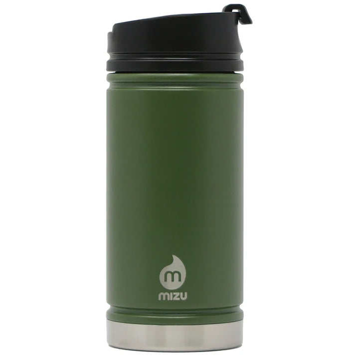 Mizu V5 15oz Water Bottle - w/ Coffee Lid Army Green