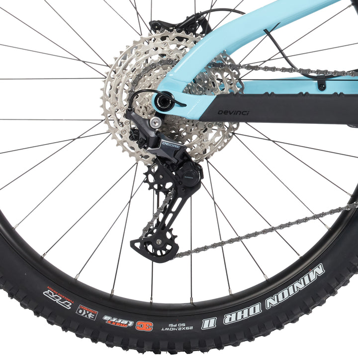 Devinci Troy A 29 Deore 12s Complete Mountain Bike 2021 Blue Andaman