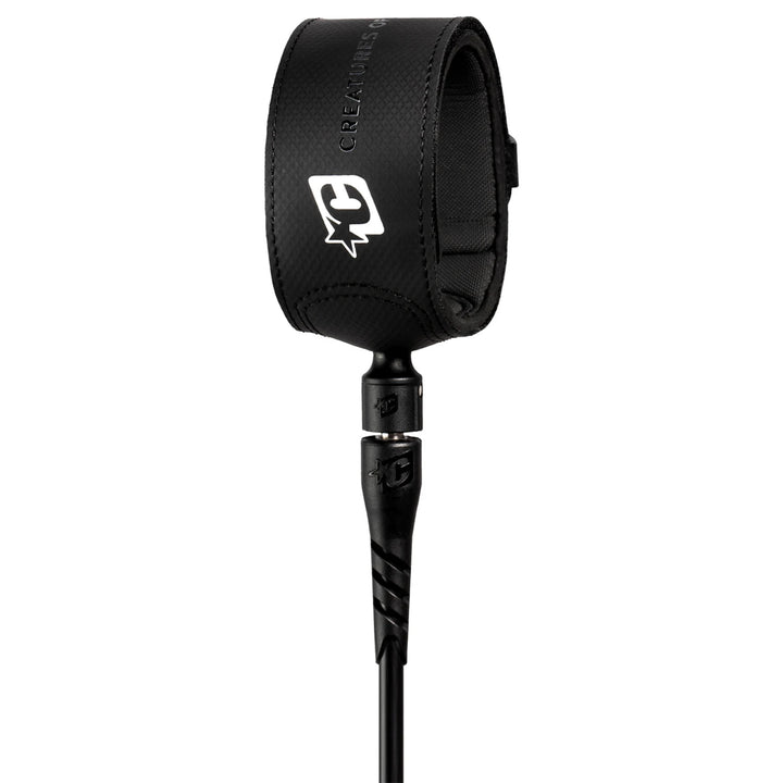 Creatures of Leisure Superlite Lite 6' Surf Leash Black