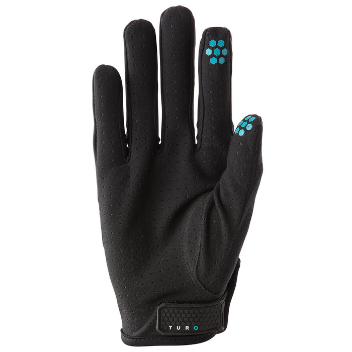 Yeti Cycles Turq Dot Air Bike Gloves Black