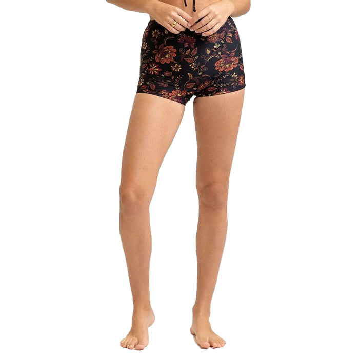 Rhythm Toluca Boy Leg Bikini Bottoms - Women's Black