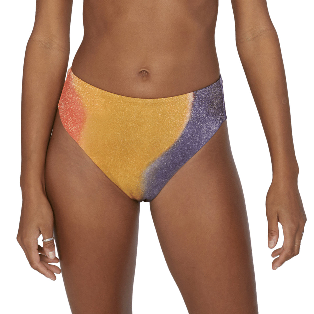 RVCA Trippy Dana High-Rise Cheeky Bikini Bottoms - Women's Multi